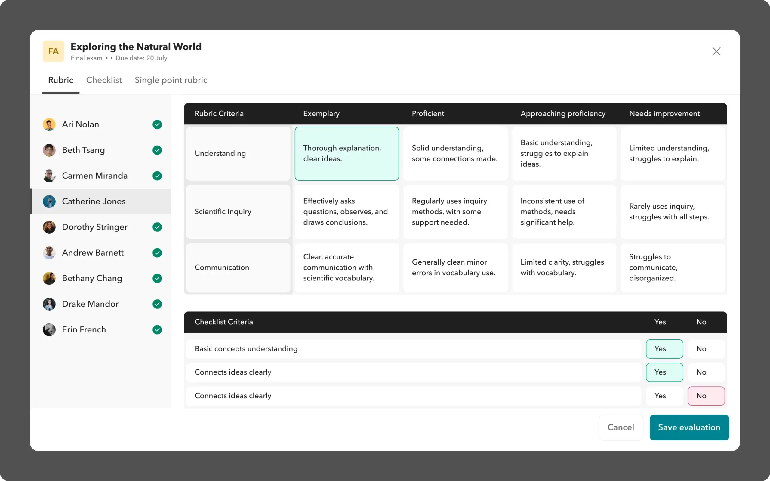 Assessments tools image